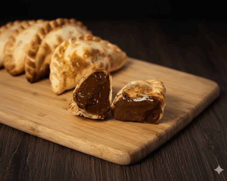 Empanadas con dulce de leche